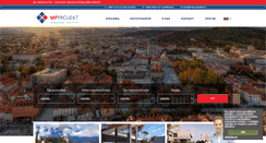 Desktop Screenshot of mp-projekt.si